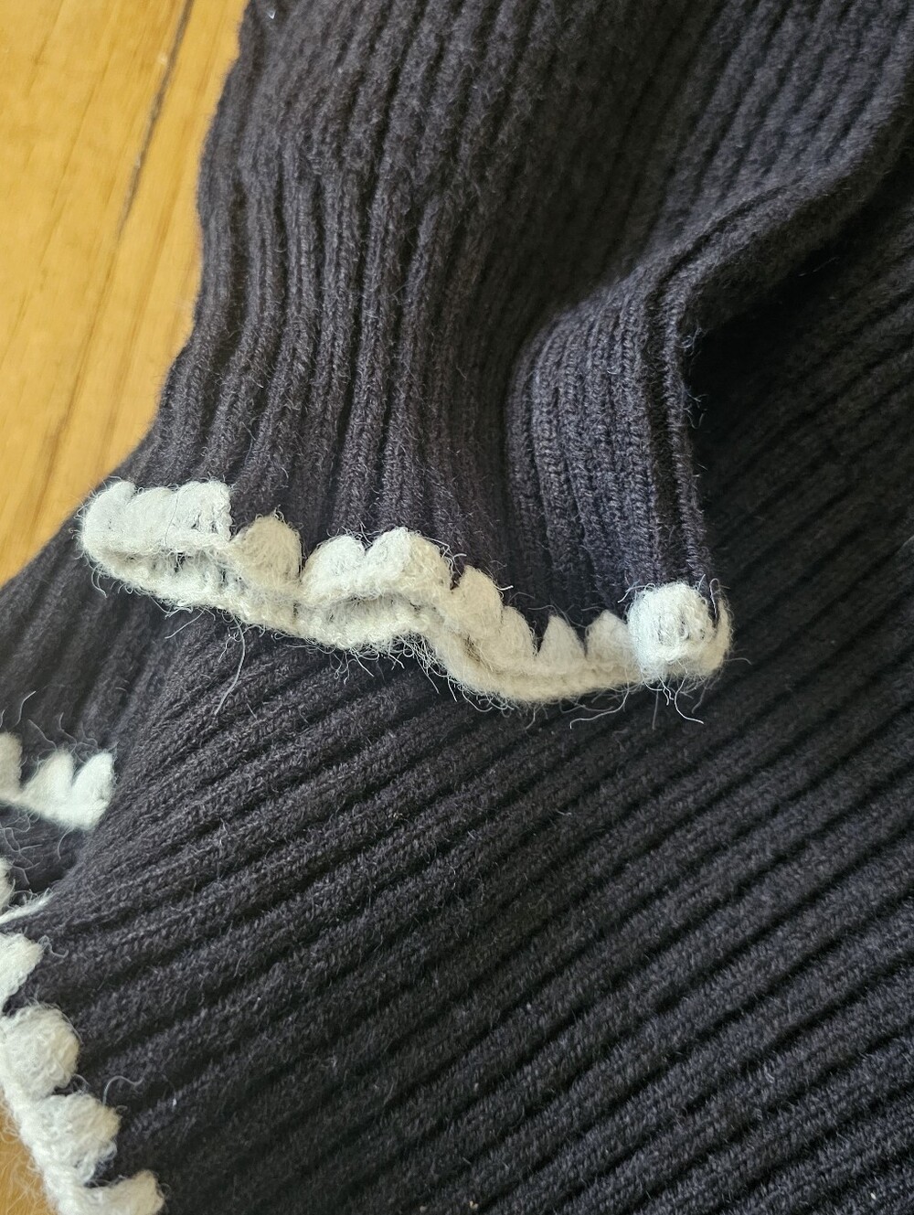 Commense Chocolate Cardigan with Bow Accent - Picture 4 of 5